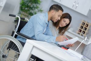 patient discussing disability