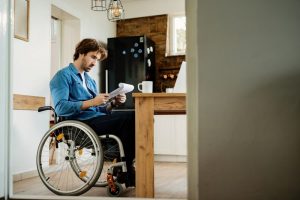 man in wheelchair