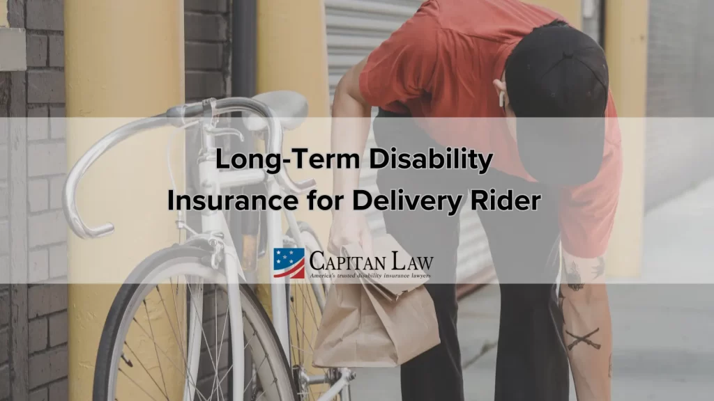 Long-Term Disability Insurance for Delivery Rider