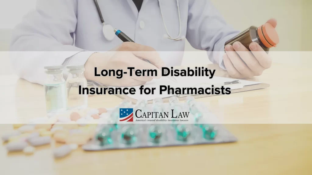 Long-Term Disability Insurance for Pharmacists