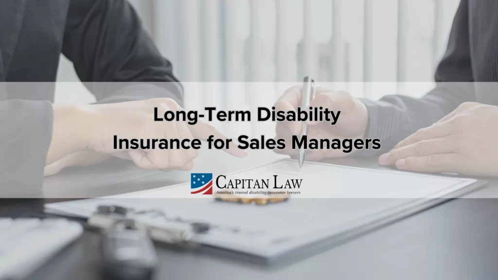 Long-Term Disability Insurance for Sales Managers