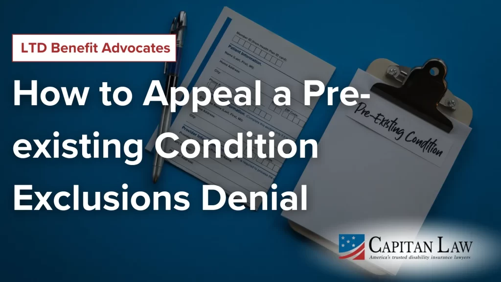 How to Appeal a Pre-existing Condition Exclusions Denial image
