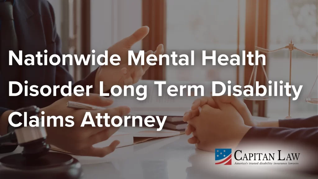Nationwide Mental Health Disorder Long Term Disability Claims Attorney image